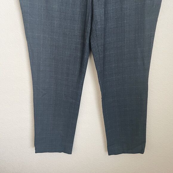 Ted Baker London Men’s Dress Pants 38R Navy Herringbone Wool Blend NWT Formal - Picture 3 of 12